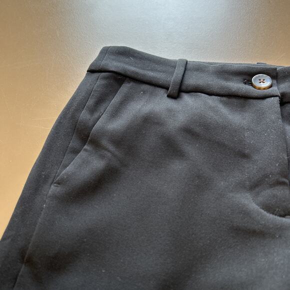 J Crew Women’s Dress Pants Ponte Black 4 Career Straight Slim Leg Ankle - Picture 2 of 6